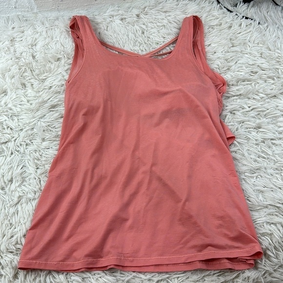 Lululemon Reenergized 2-in-1 Tank Light Coral / Light Coral - Picture 1 of 5